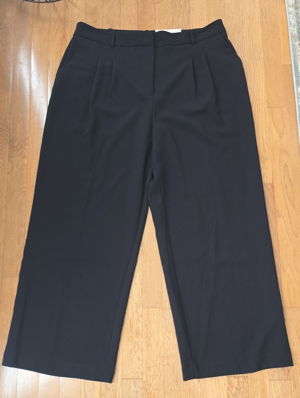 LIZ CLAIBORNE BRAND WOMEN'S PLUS SIZE BLACK DRESS PANTS PLEATED TROUSER SIZE 18